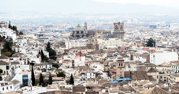 Granada with Cathedral — Stock Photo, Image