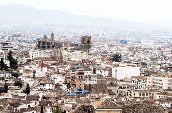 Granada with Cathedral — Stock Photo, Image
