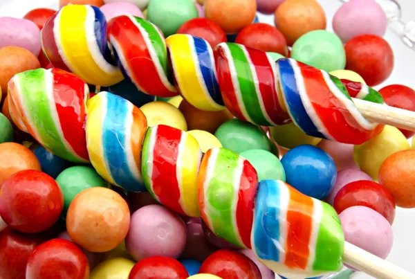 Barvy pozadí žvýkačku — Stock fotografie