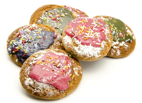 Kolorowe ciasteczka — Zdjęcie stockowe