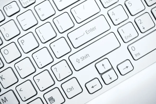 Білий комп'ютерні клавіатури — стокове фото