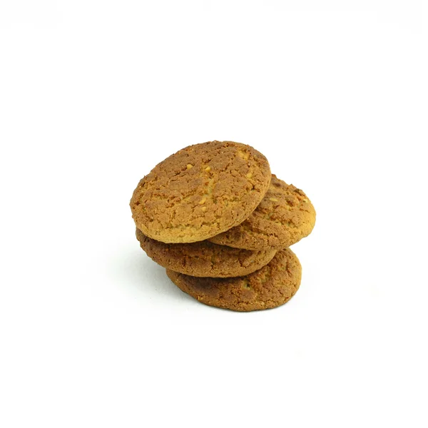 Cookies em um fundo branco — Fotografia de Stock