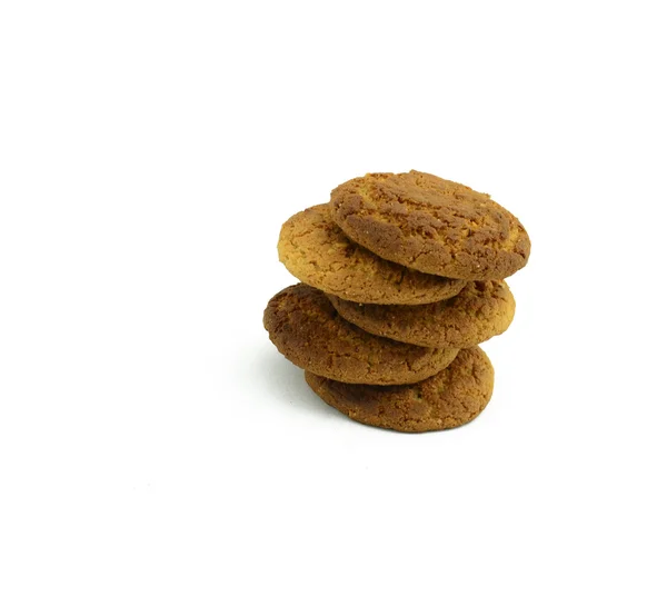 白い背景のクッキー — ストック写真