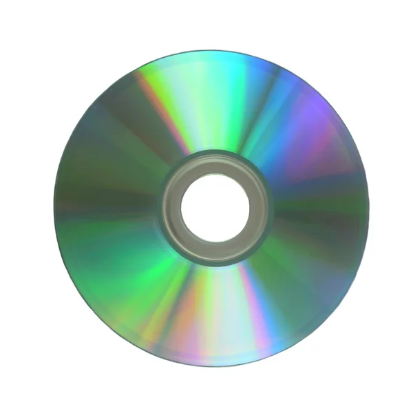 CD на белом фоне — стоковое фото