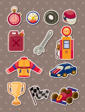 f1 racing stickers clipart