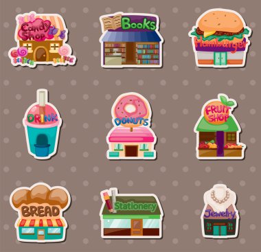 store stickers clipart