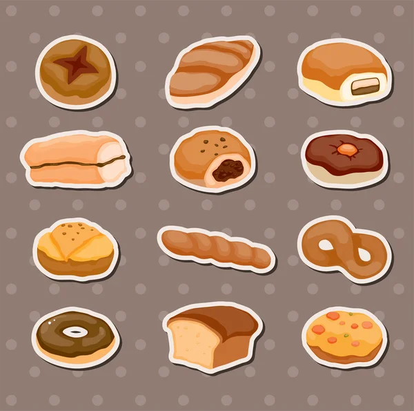 Bread stickers — Stock Vector
