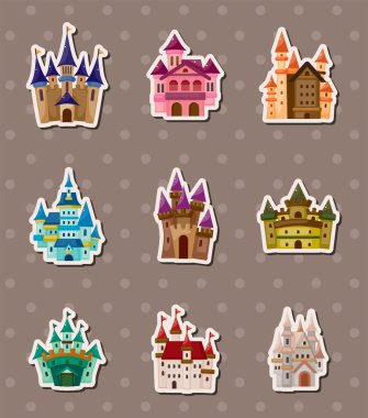 castle stickers clipart