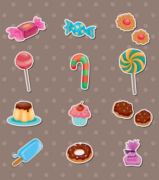 Autocollants bonbons — Image vectorielle