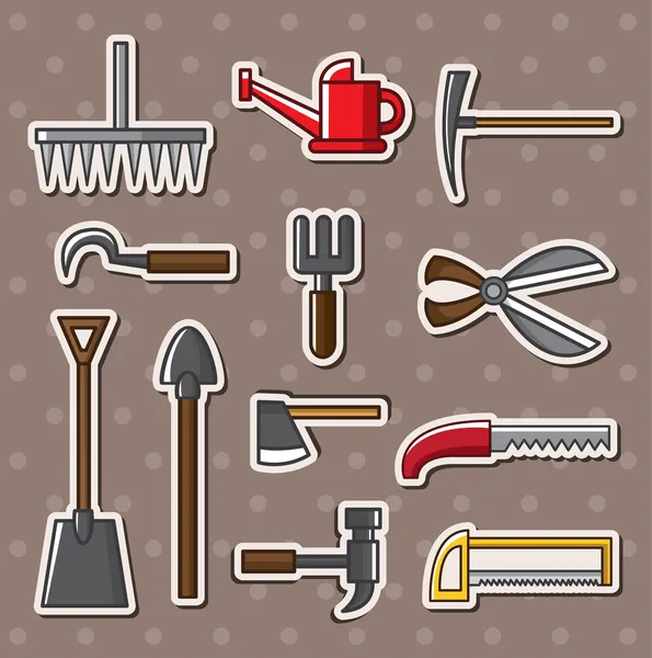 stock vector tools stickers