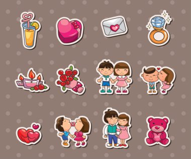 love stickers clipart