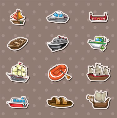 boat stickers clipart