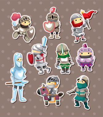 knight stickers clipart