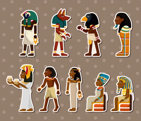 Наклейки фараона — стоковый вектор