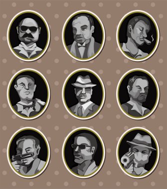 mafia stickers clipart