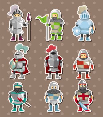 knight stickers clipart