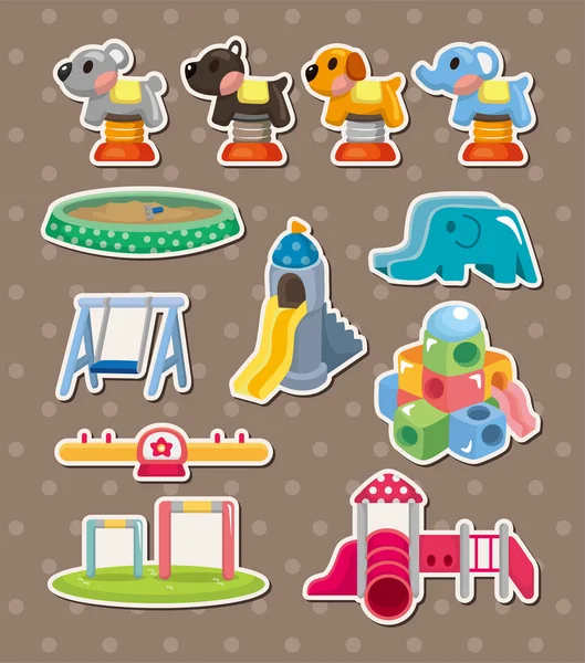Park stickers — Stock Vector