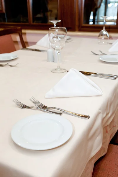 Restaurant table — Stock Photo, Image