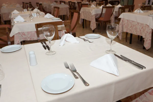 Restaurant table — Stock Photo, Image