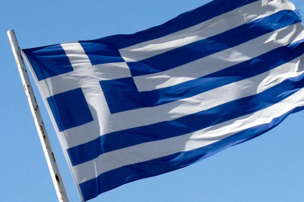 De vlag van Griekenland — Stockfoto