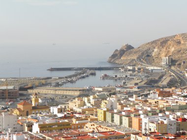 Almeria town Güney İspanya.