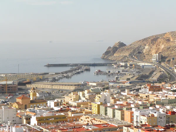 Almeria város Dél-Spanyolországban. — Stock Fotó
