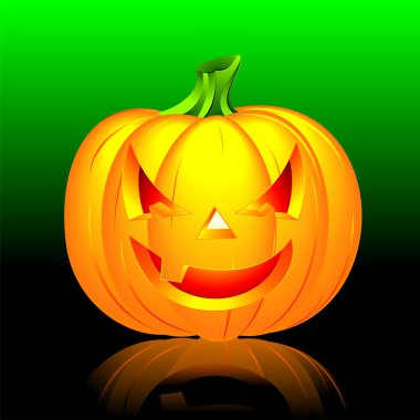 Vector illustration on a Halloween theme clipart