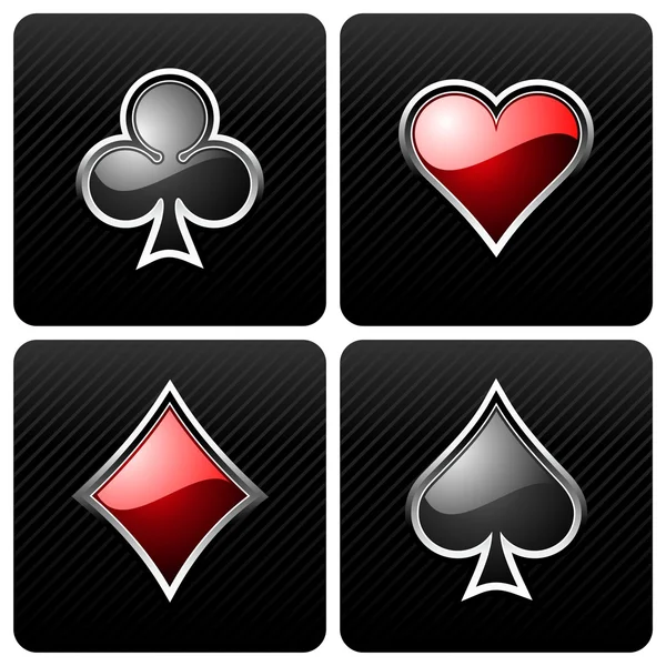 Casino vectorelementen — Stockvector