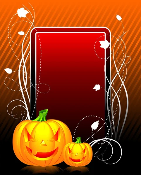 Vektor illustration på en halloween tema — Stock vektor