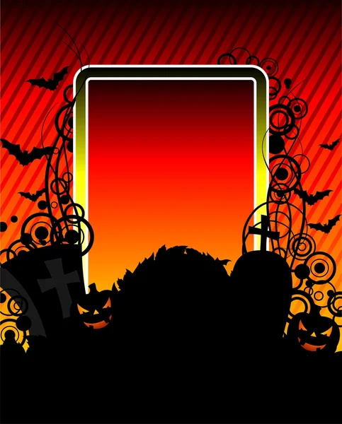 Ilustración vectorial sobre un tema de Halloween — Vector de stock