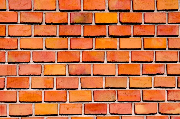 Red brick laid in a pattern — Stock Photo, Image