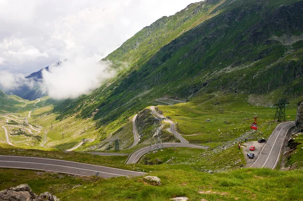 stock image High mountain passage road