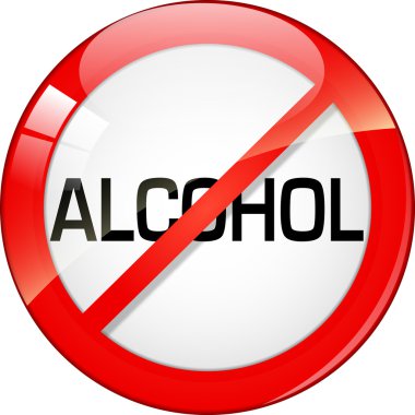 NO ALCOHOL clipart