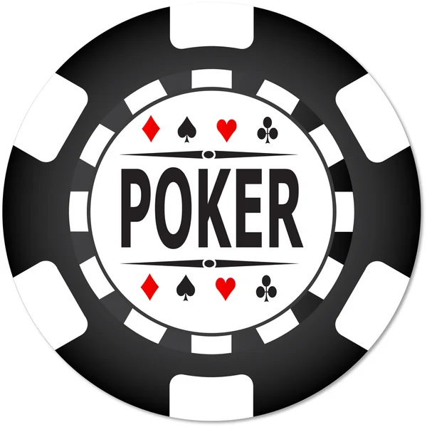 Poker chip — Stock Vector