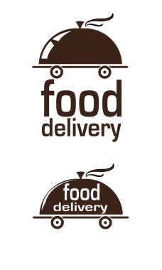 Food delivery icon clipart