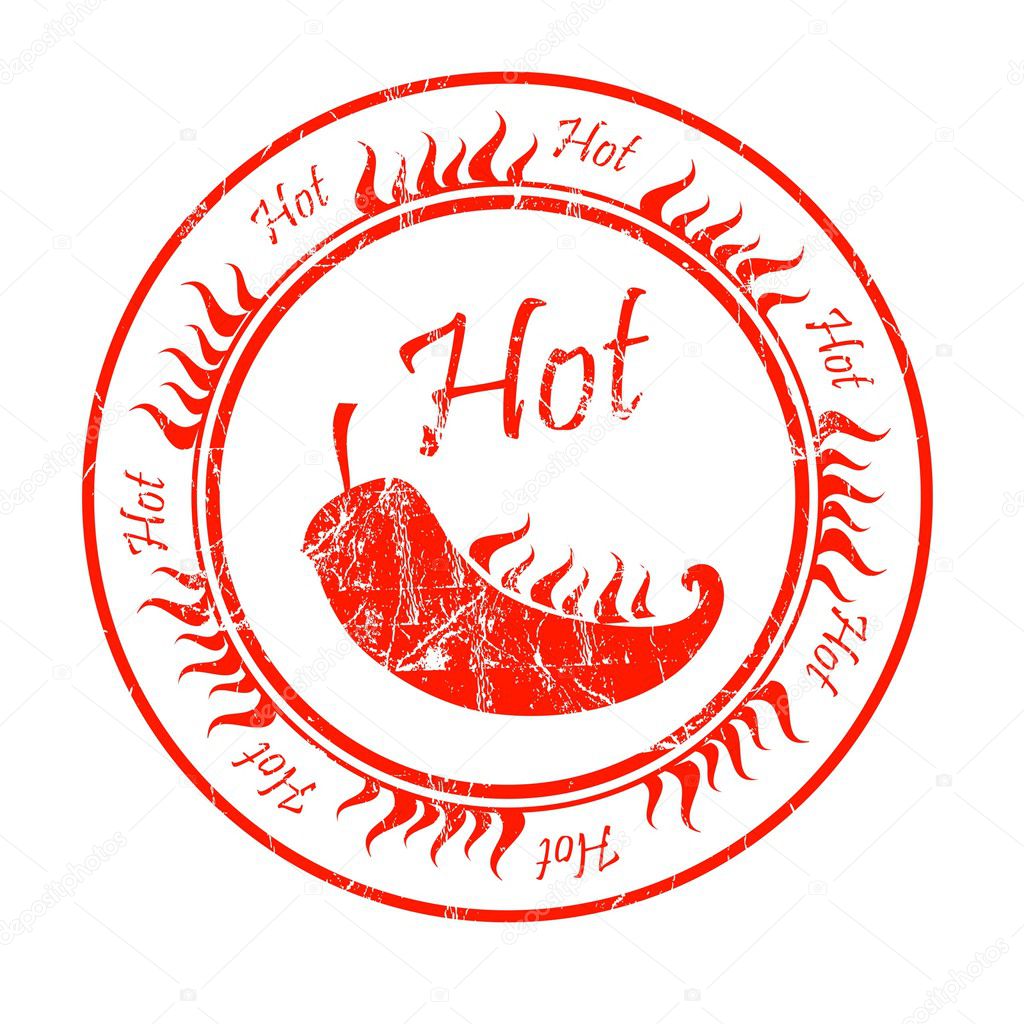 Hot vector rubber stamp
