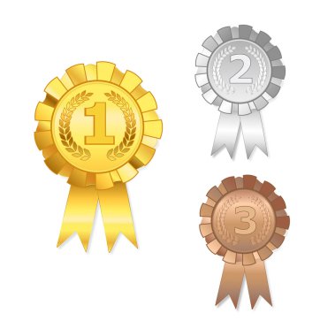 1st, 2nd, 3rd awards clipart