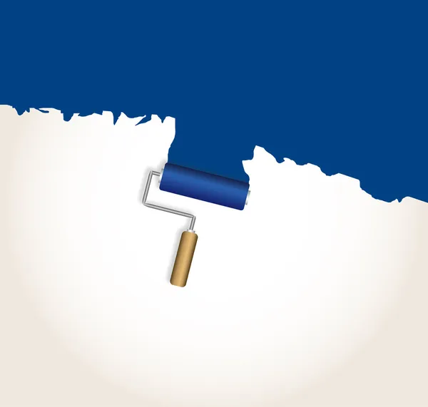 Diseño del logotipo. azul — Vector de stock