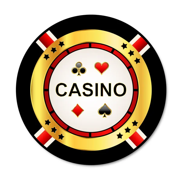 Chip de Casino — Vector de stock