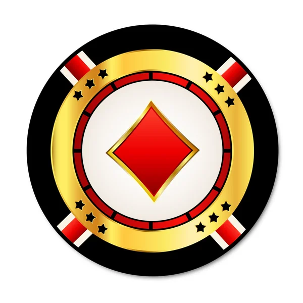 Chip de Casino — Vector de stock