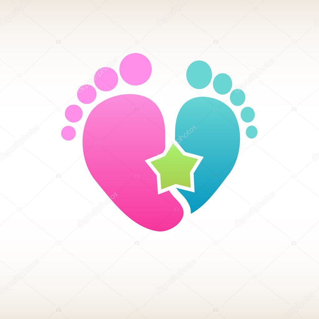 Logo birth , baby