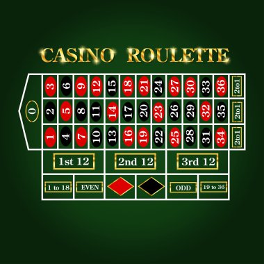 Roulette clipart