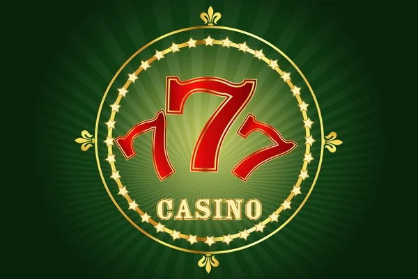 Kasino 777 — Stockový vektor