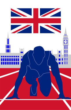 Olymic games London 2012 clipart