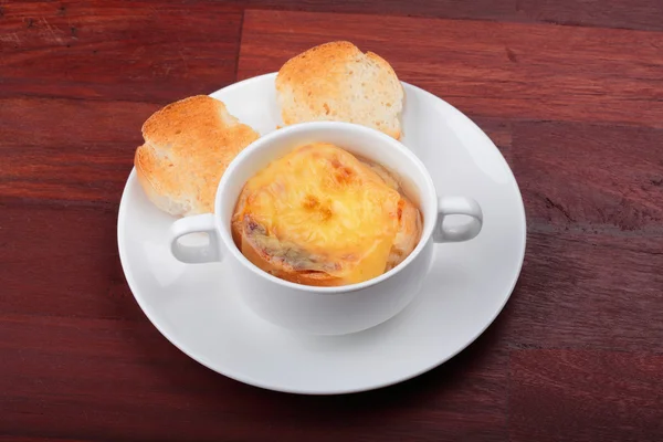 Cibulová polévka — Stock fotografie