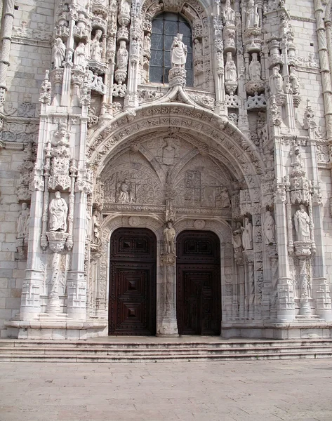 Монастиря Jeronimos, в Лісабоні — стокове фото