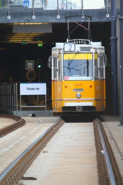 Budapeşte'de tramvay