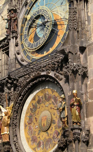 stock image Famous clock in Prague