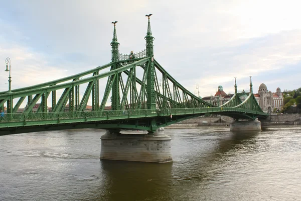 stock image Erzsebet bridge in Budapest