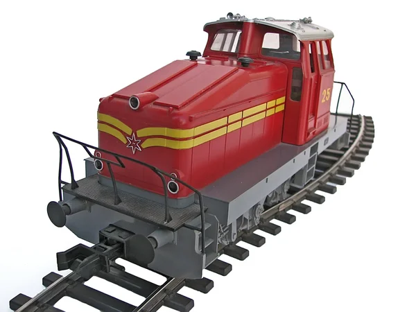 Piros vonat modell — Stock Fotó